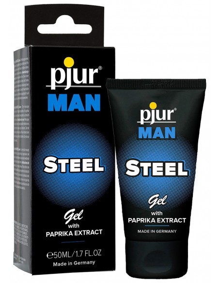 Gel de massage intime Steel Pjur Man 50ml Gel de massage intime Steel Pjur Man 50ml
