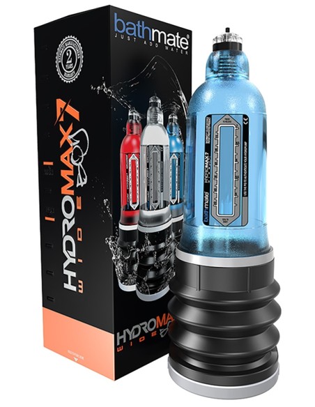 Pompe à pénis Hydromax 7 Wide Boy Bleue