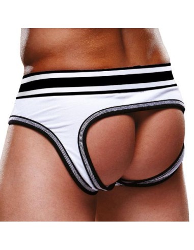 Bottomless OPEN BRIEF Prowler Blanc-Noir