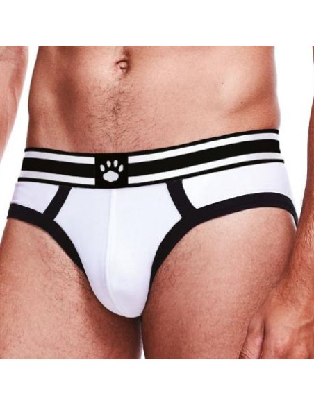 Slip Brief Prowler Blanc-Noir