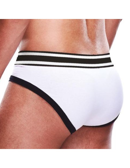 Slip Brief Prowler Blanc-Noir