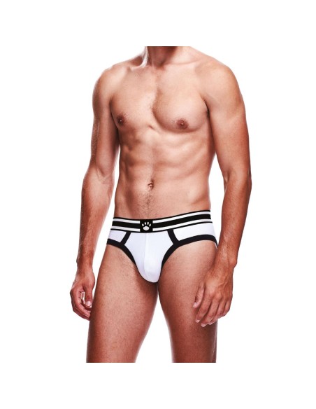 Slip Brief Prowler Blanc-Noir
