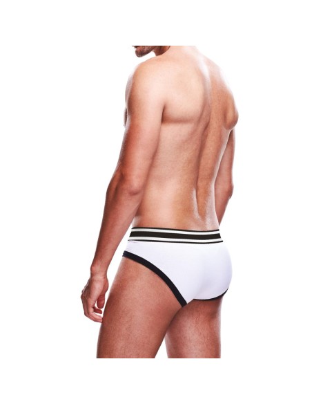 Slip Brief Prowler Blanc-Noir