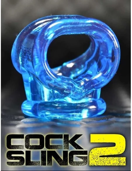 Ballstretcher Cocksling-2 Bleu Ice Ballstretcher Cocksling-2 Bleu Ice