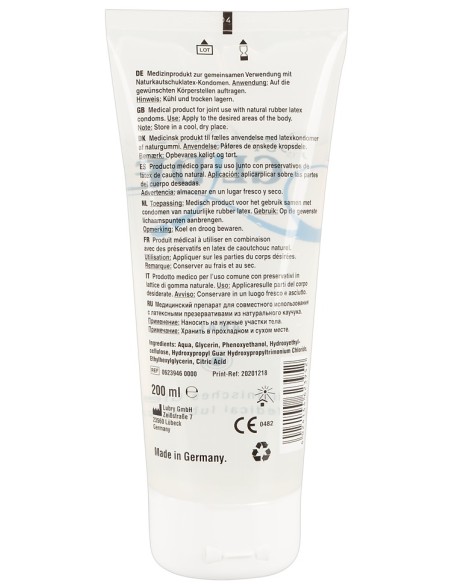 Lubrifiant Eau Anal Just Glide 200ml