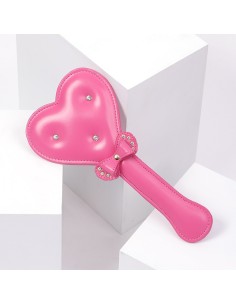 Paddle Bow Heart 30cm Rose