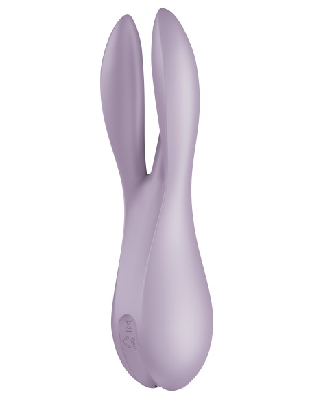 Stimulateur de clitoris vibrant Threesome 2 Satisfyer Violet