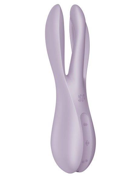 Stimulateur de clitoris vibrant Threesome 2 Satisfyer Violet