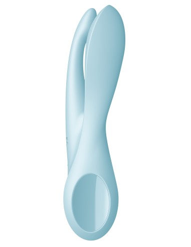 Stimulateur de clitoris vibrant Threesome 1 Satisfyer Bleu