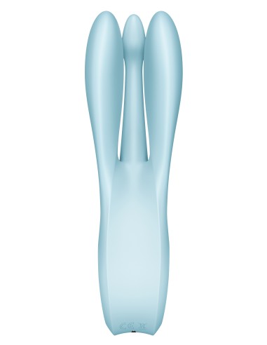 Stimulateur de clitoris vibrant Threesome 1 Satisfyer Bleu