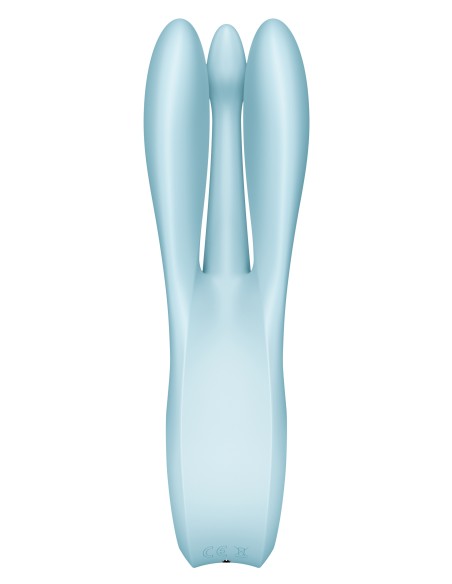 Stimulateur de clitoris vibrant Threesome 1 Satisfyer Bleu