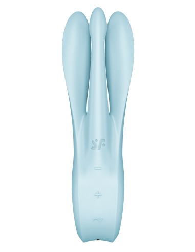 Stimulateur de clitoris vibrant Threesome 1 Satisfyer Bleu
