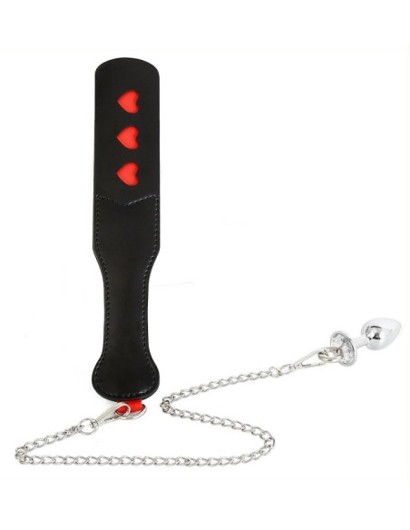 Paddle avec Chaîne et Plug Spank plug 30cm Paddle avec Chaîne et Plug Spank plug 30cm