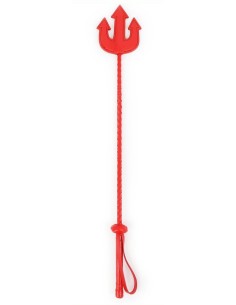 Cravache Trident 65cm Rouge