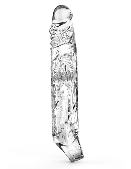 Gaine de pénis transparente Get Real XL 20 x 4cm Gaine de pénis transparente Get Real XL 20 x 4cm