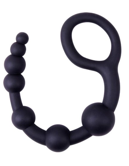 Boules anales U Shape Black Mont 30 x 4.5cm Boules anales U Shape Black Mont 30 x 4.5cm