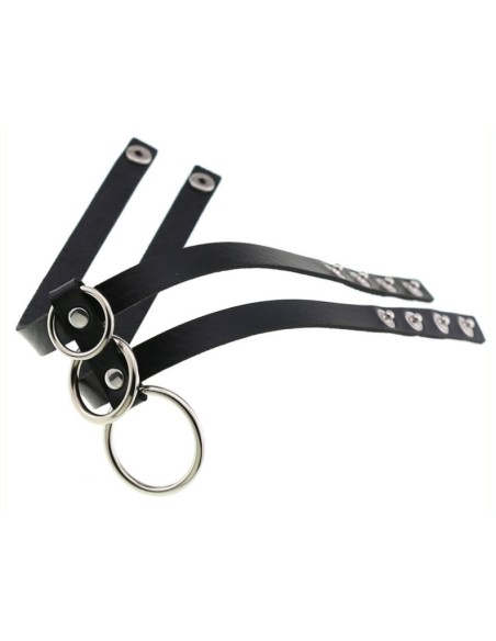 Ras de cou Tri Rings Noir