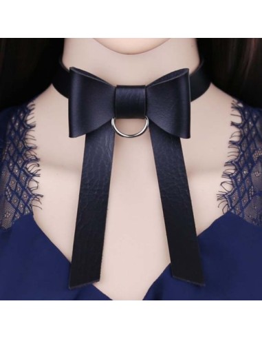 Ras de cou Bow Night Noir