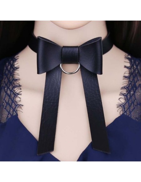 Ras de cou Bow Night Noir