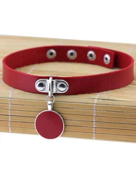 Ras de cou Round Moon Rouge