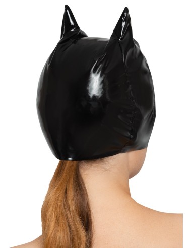 Masque Chat en Vinyle Cat Mask Noir