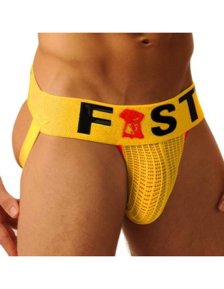 Jockstrap Fist Logo Jaune Jockstrap Fist Logo Jaune
