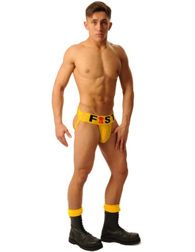 Jockstrap Fist Logo Jaune