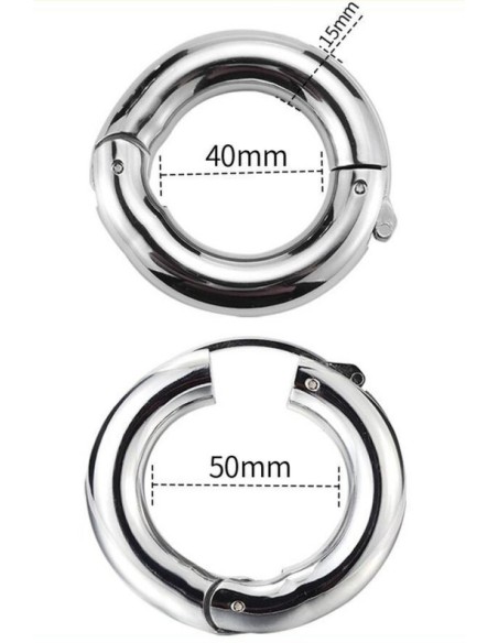 Ballstretcher en métal ajustable Round Clip M 40-50mm - Poids 165g Ballstretcher en métal ajustable Round Clip M 40-50mm - Poids 165g