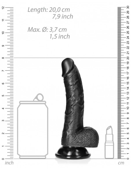 Gode Curved Kurt 15 x 3.7cm Noir Gode Curved Kurt 15 x 3.7cm Noir