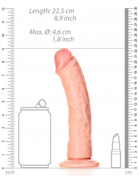 Gode réaliste Ventouse Curved RealRock 20 x 4.6cm Gode réaliste Ventouse Curved RealRock 20 x 4.6cm