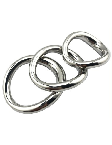 Cockring en métal Curved Steel