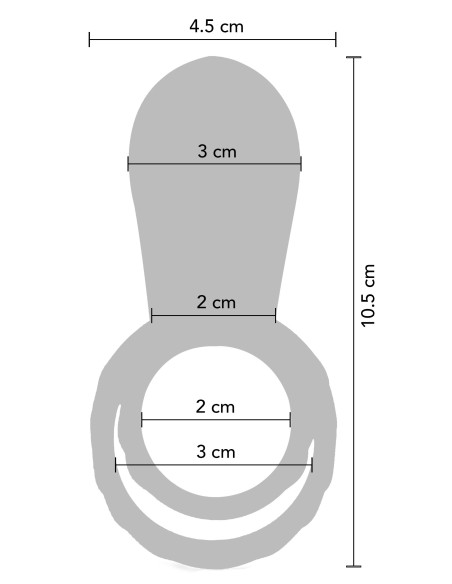 Cockring vibrant Annel Stim 30mm
