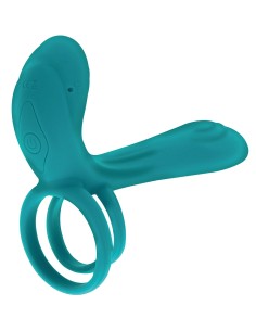 Cockring avec étui vibrant Vibrator Green 10 x 2.8cm