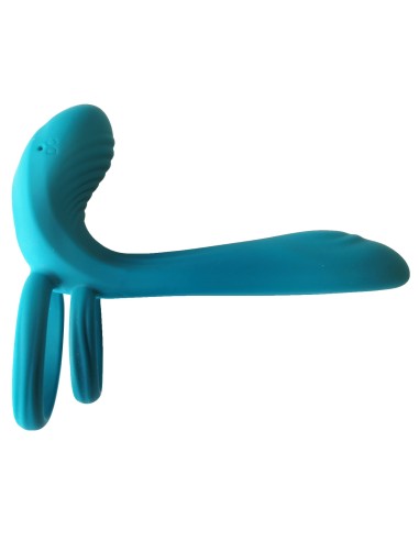 Cockring avec étui vibrant Vibrator Green 10 x 2.8cm