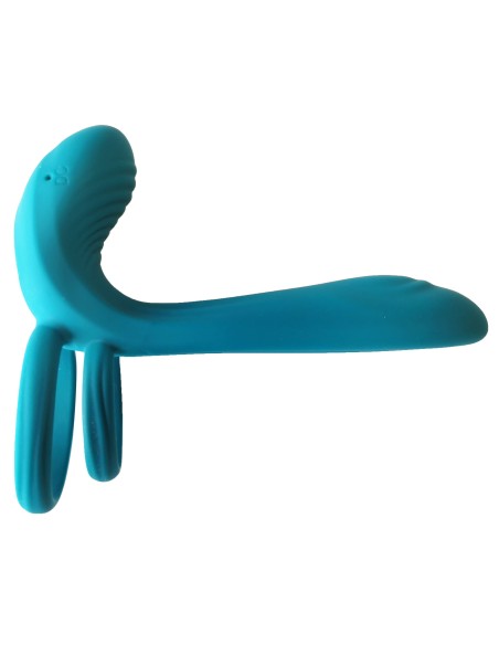 Cockring avec étui vibrant Vibrator Green 10 x 2.8cm Cockring avec étui vibrant Vibrator Green 10 x 2.8cm
