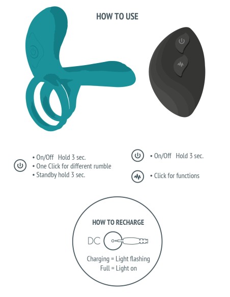 Cockring avec étui vibrant Vibrator Green 10 x 2.8cm Cockring avec étui vibrant Vibrator Green 10 x 2.8cm