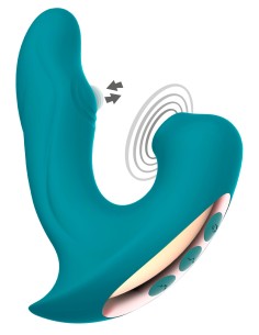 Stimulateur de clitoris et point G Eternal 15cm Turquoise