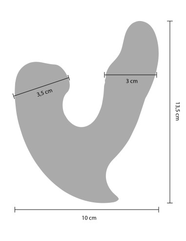 Stimulateur de clitoris et point G Eternal 15cm Turquoise