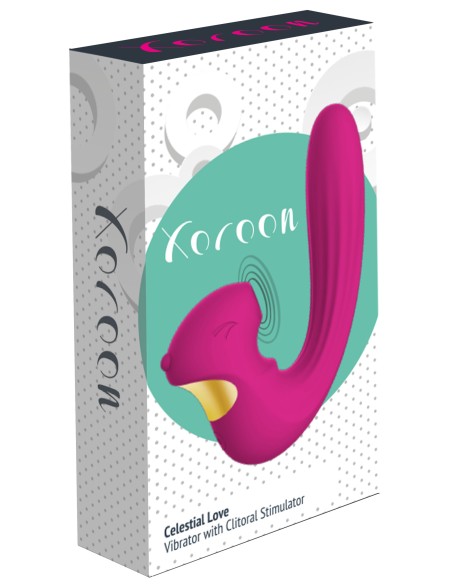 Stimulateur de clitoris et point G Celestial 15cm Violet