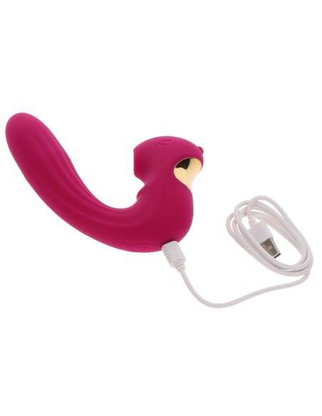 Stimulateur de clitoris et point G Celestial 15cm Violet