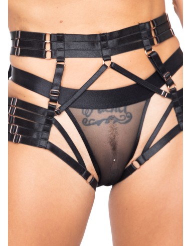 Harnais Cuisses Fesses Roselia Noir