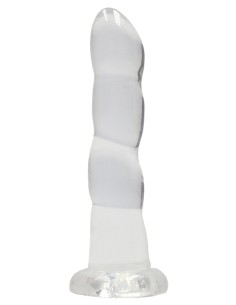 Gode Twist Crystal RealRock 16 x 4cm Transparent