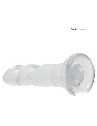 Gode Twist Crystal RealRock 16 x 4cm Transparent