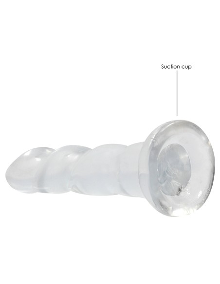 Gode Twist Crystal RealRock 16 x 4cm Transparent