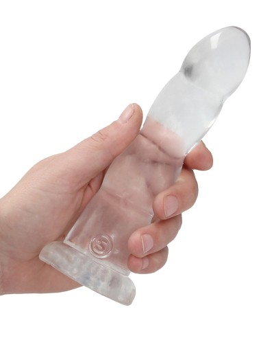 Gode Twist Crystal RealRock 16 x 4cm Transparent