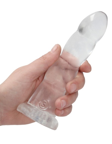 Gode Twist Crystal RealRock 16 x 4cm Transparent