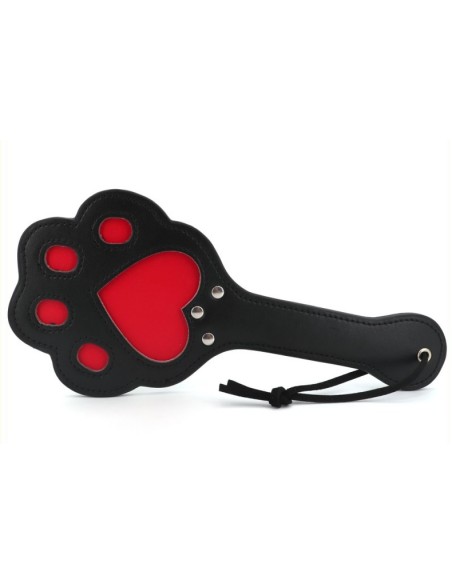 Paddle Patte 28 x 13cm Noir-Rouge Paddle Patte 28 x 13cm Noir-Rouge