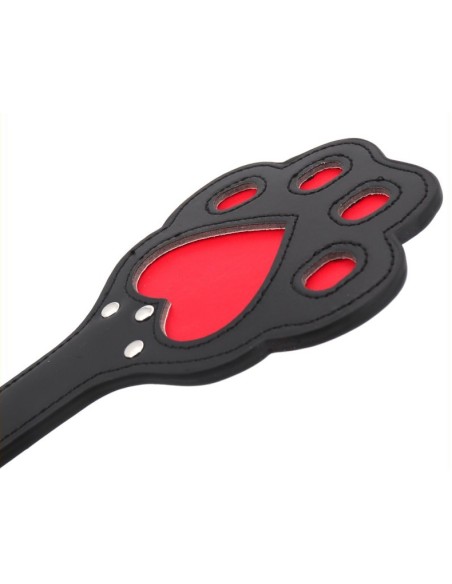 Paddle Patte 28 x 13cm Noir-Rouge Paddle Patte 28 x 13cm Noir-Rouge