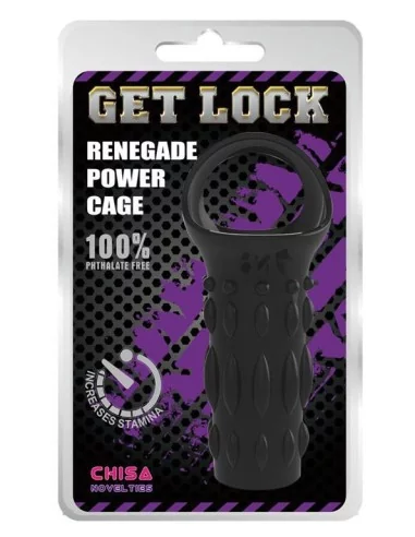 Etui pour Pénis Texturé Noir 8 x 3.8cm