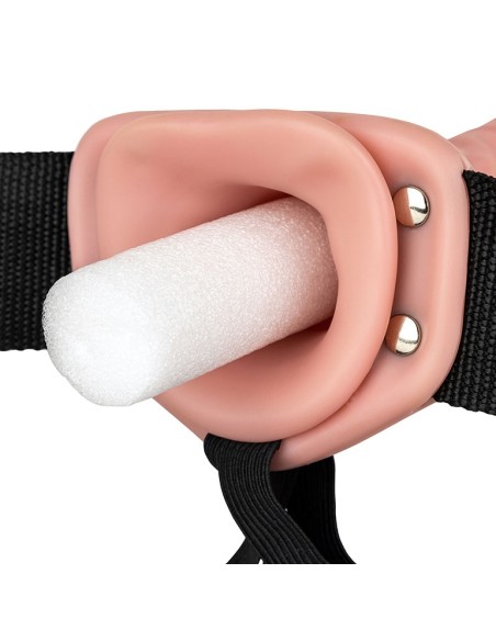 Gode ceinture vibrant Hollow Vibe RealRock 20 x 4.5cm